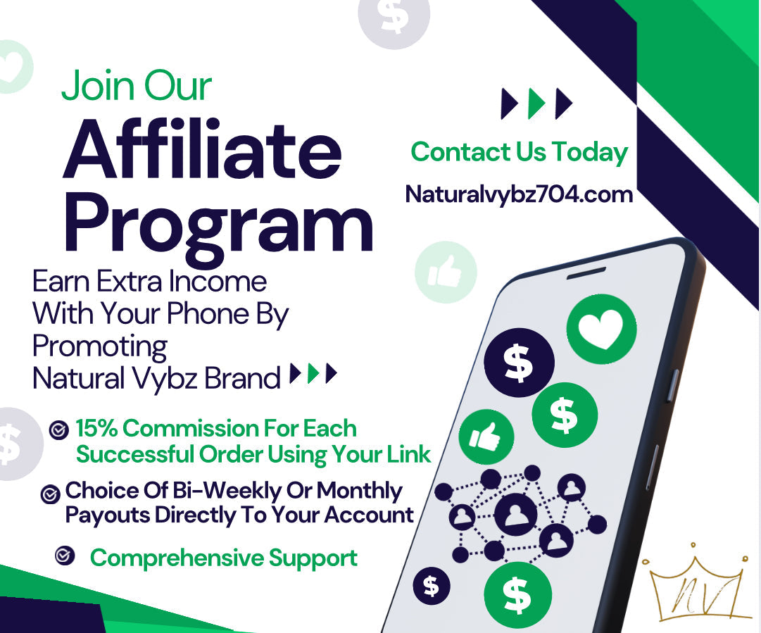 Natural Vybz Rewards & Affiliate Marketing Programs