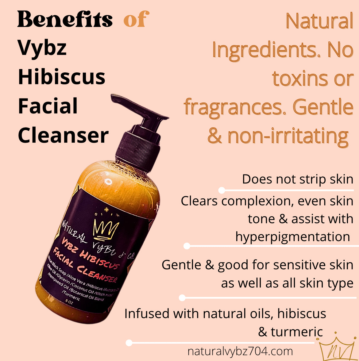 Vybz 3 Step Hibiscus Flawless Skincare Routine | Natural Skincare for Radiant Skin