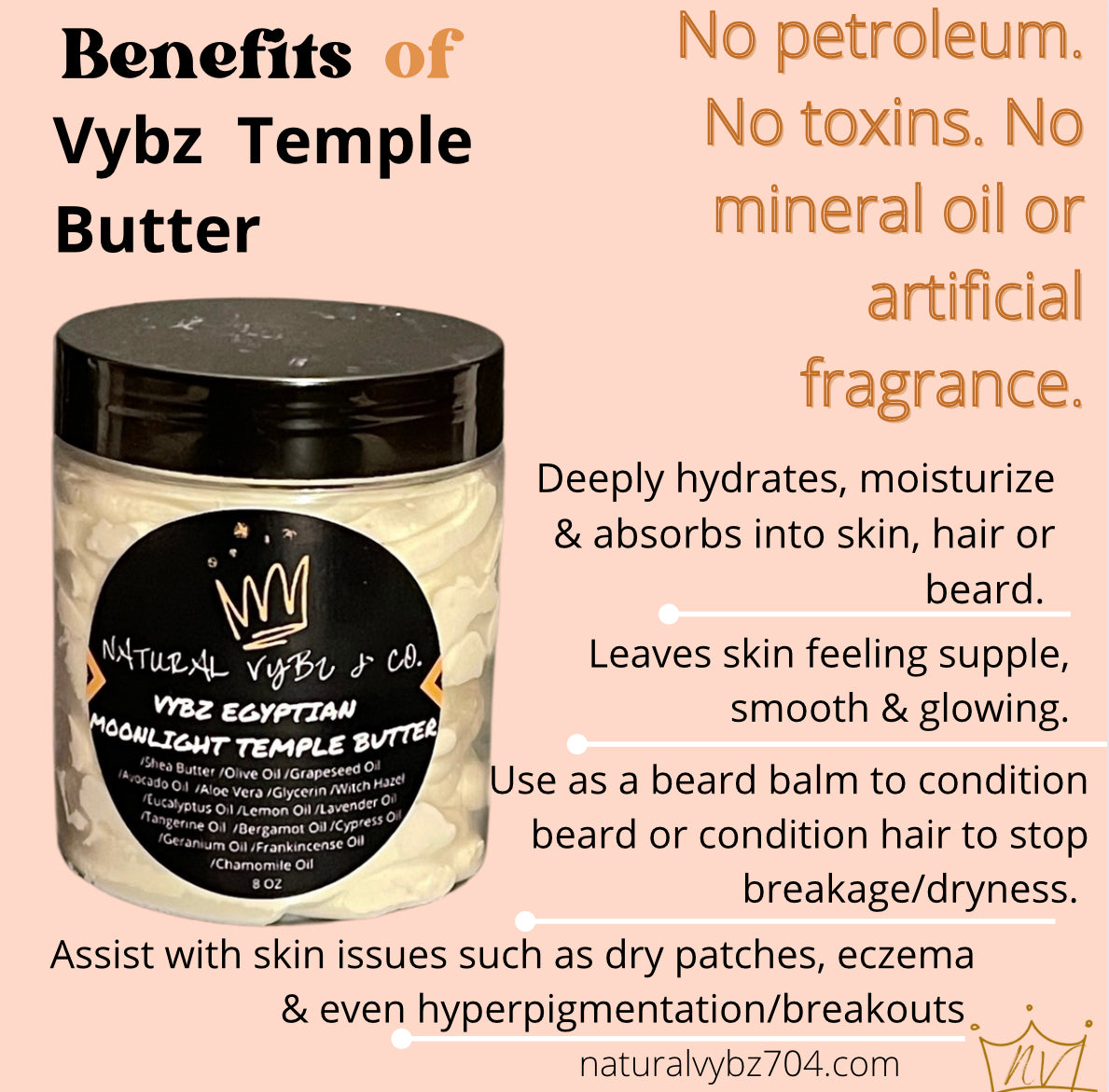 Vybz Temple Butter | Nourish Your Body With Love & Nutrients