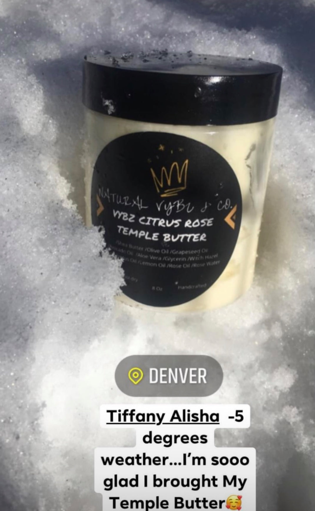 Vybz Temple Butter | Nourish Your Body With Love & Nutrients