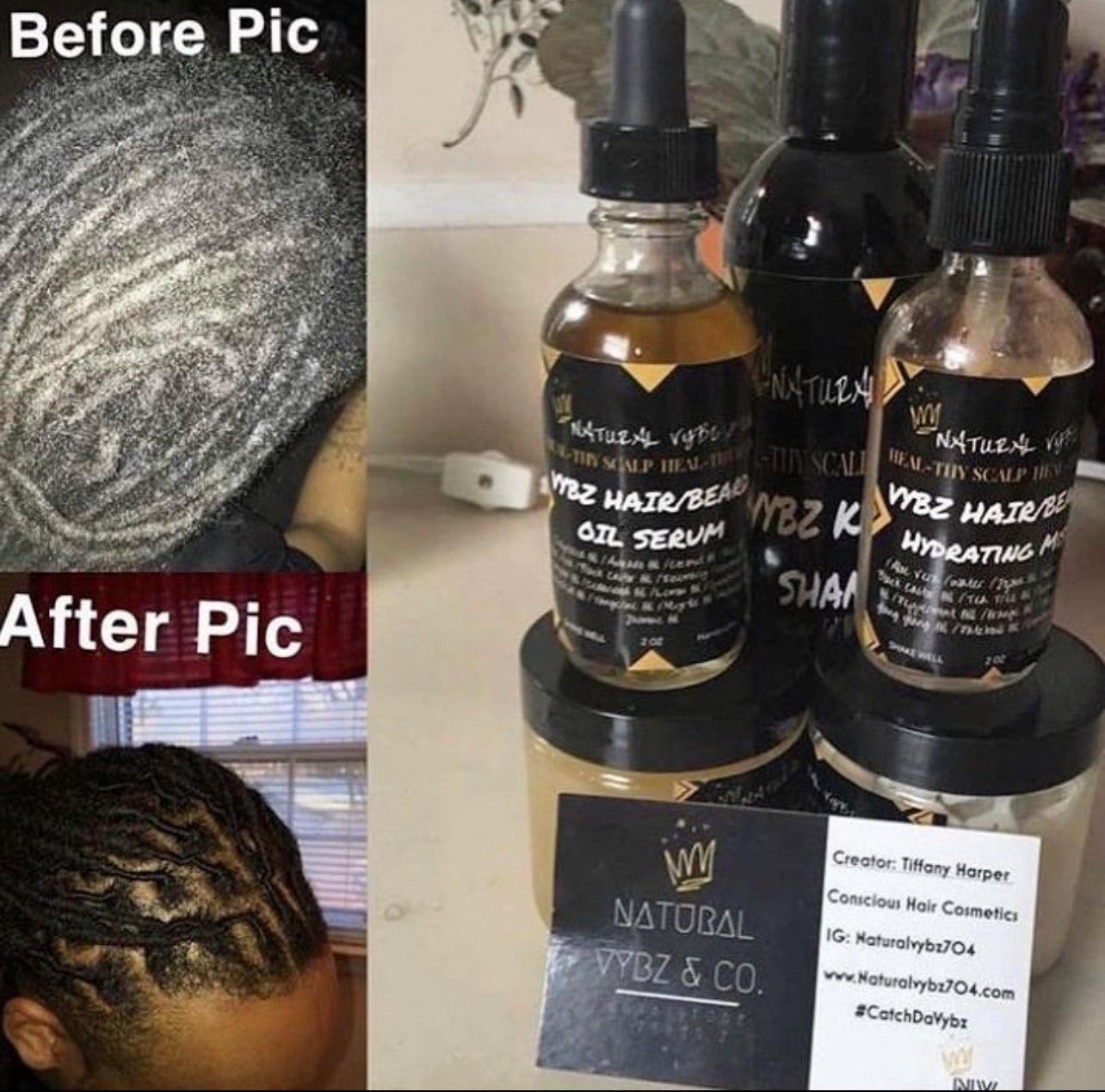 Vybz Leave In Conditioning Mask | Nourish, Hydrate, and Repair Your Hair/Beard