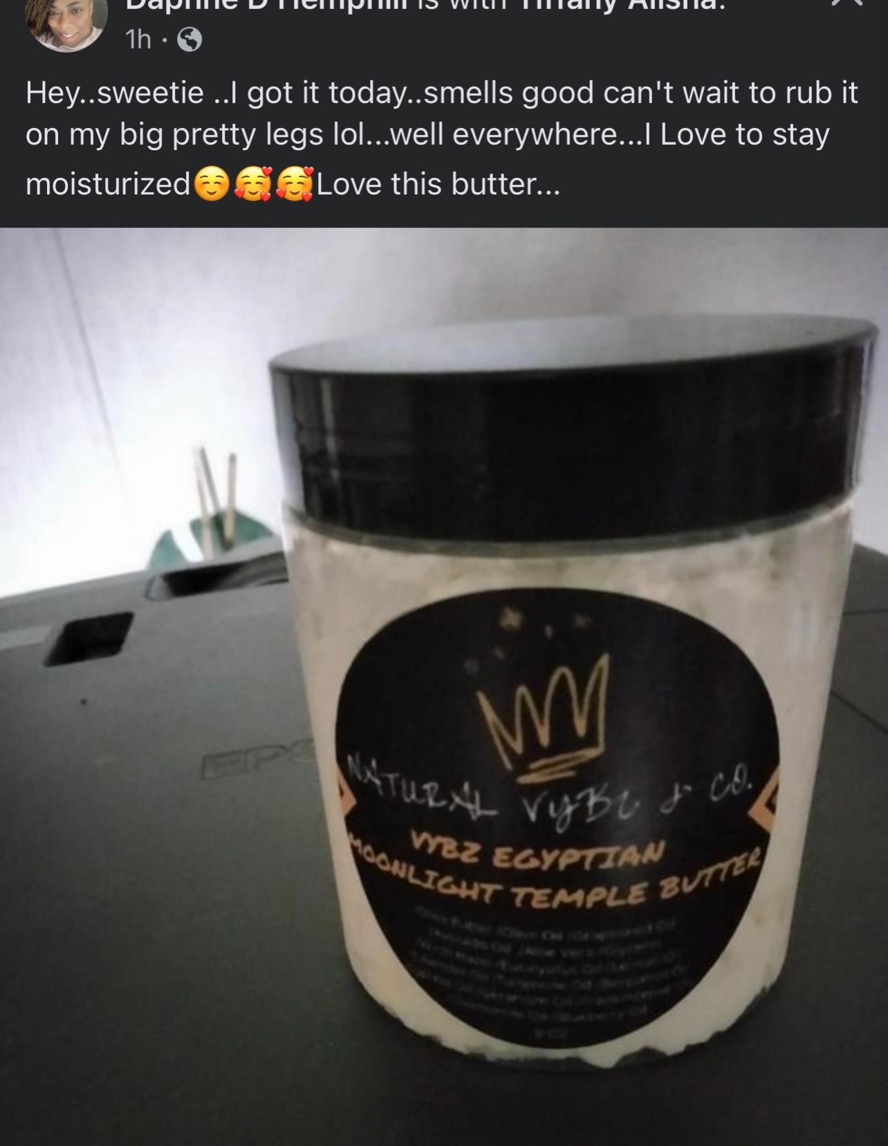 Vybz Temple Butter | Nourish Your Body With Love & Nutrients