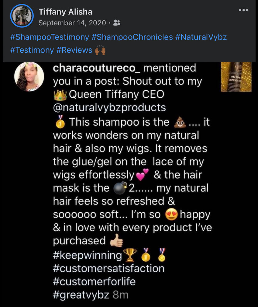 Vybz Conditioning Shampoo | 2-in-1 All For You