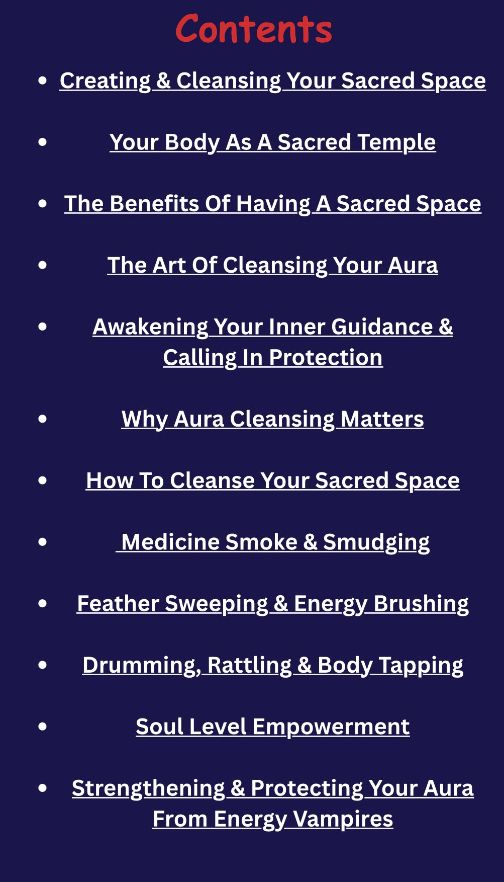 Natural Vybz Blueprint For Cleansing Your Aura & Sacred Space |