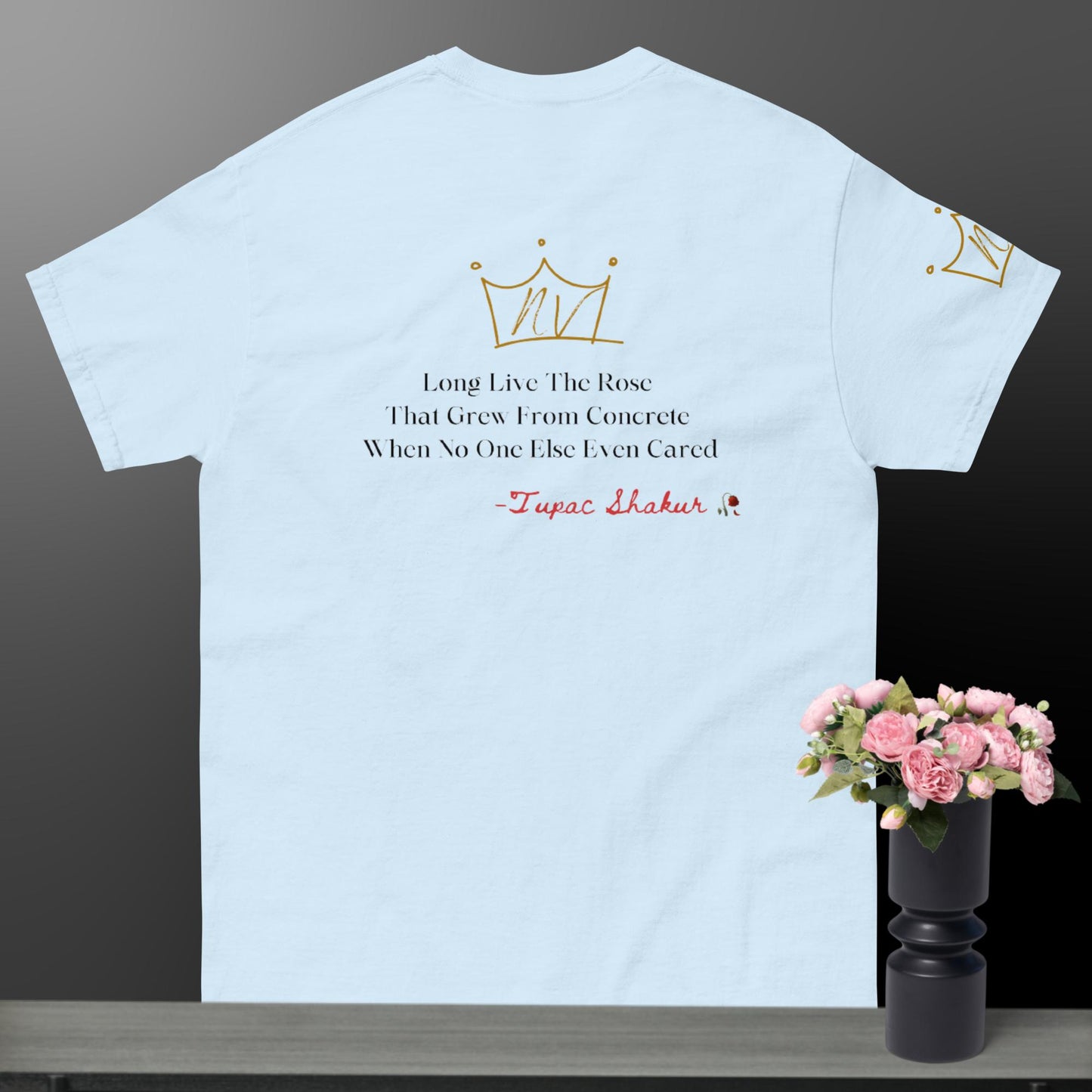 Tupac’s Rose From Concert Tee 🥀