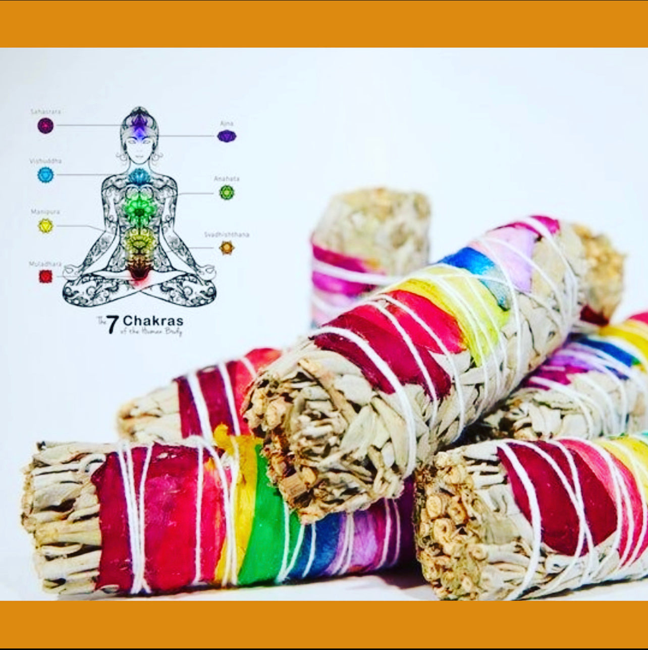 7 Chakra Sage | Balancing Energy Smudge