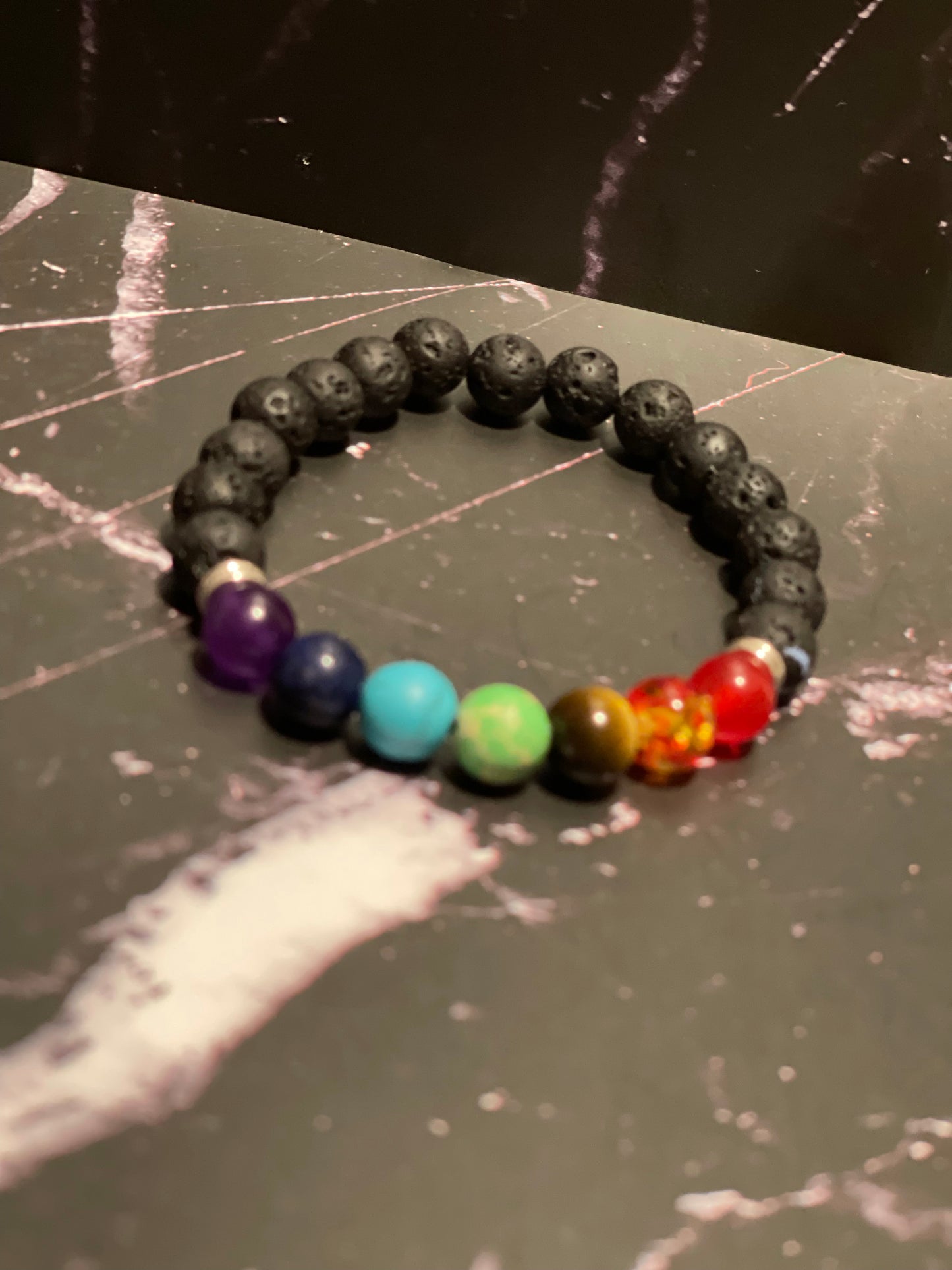 Aromatherapy Chakra Bracelet | Essential Oil Diffuser Jewelry