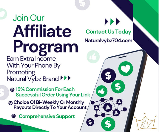 Natural Vybz Rewards & Affiliate Marketing Programs