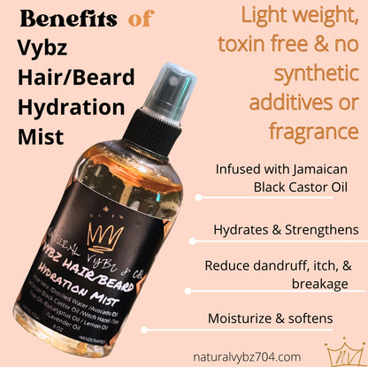 Vybz Hair/Beard Hydration Growth Kit