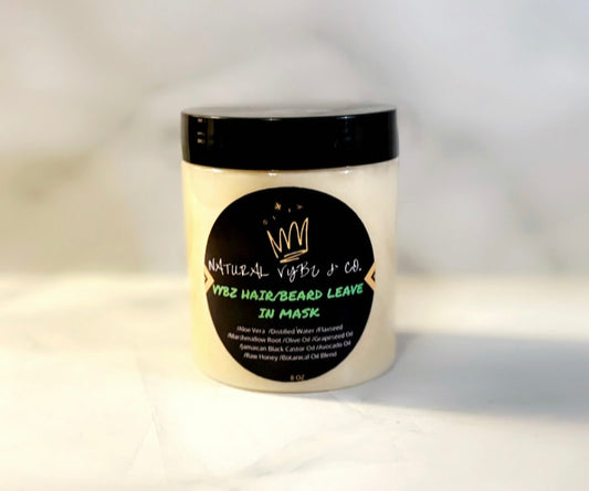 Vybz Leave In Conditioning Mask | Locs, Beards, Curls & Waves - Your One Simple & Sacred Solution