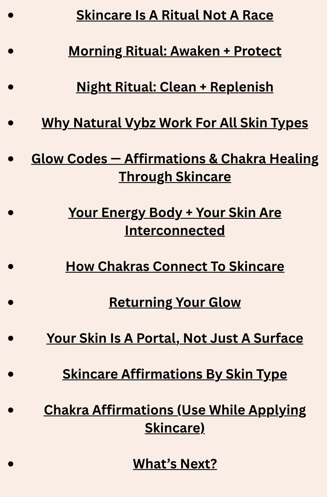 Natural Vybz Skincare Blueprint | Unlock Your Inner & Outer Radiance