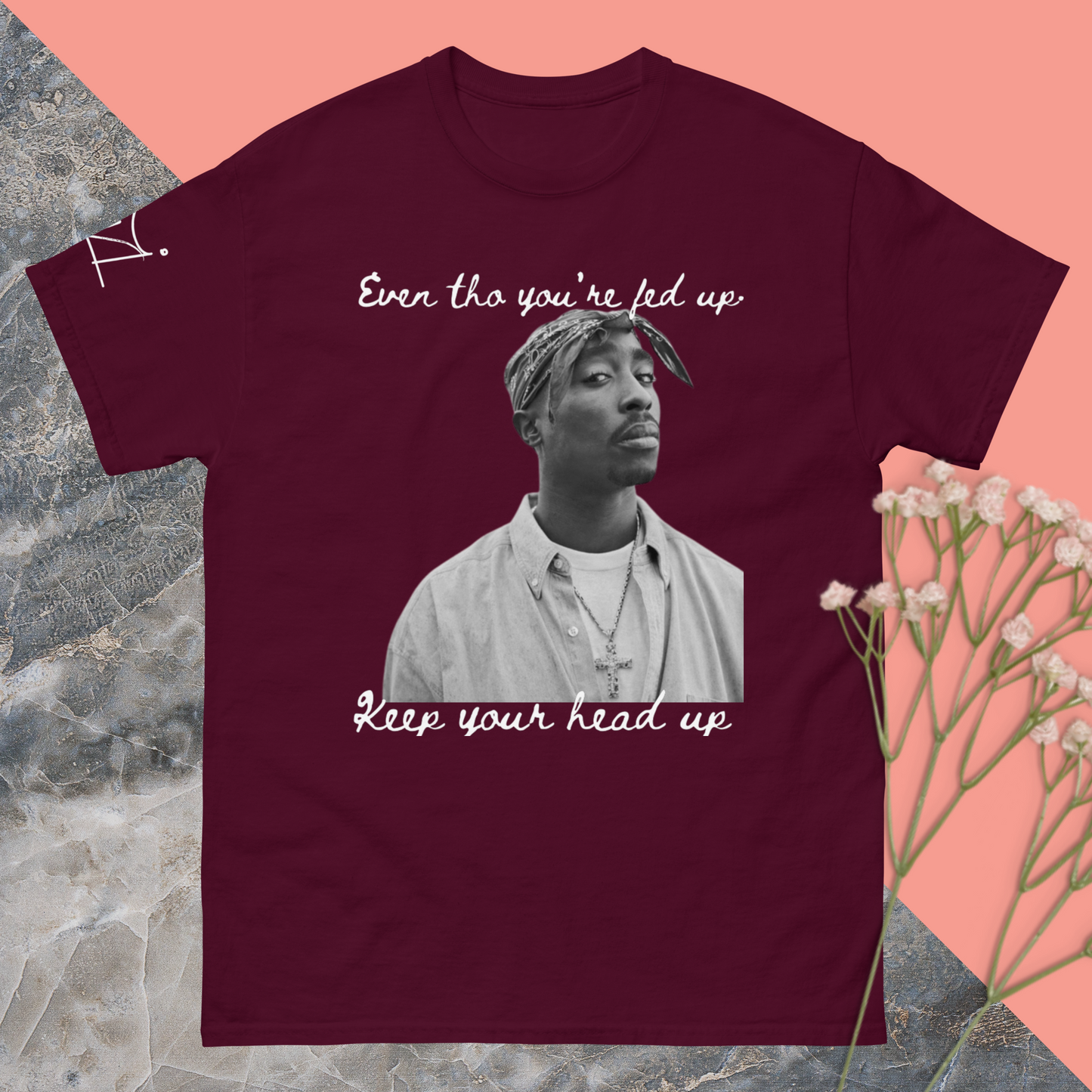 Tupac Keep Your Head Up Tee