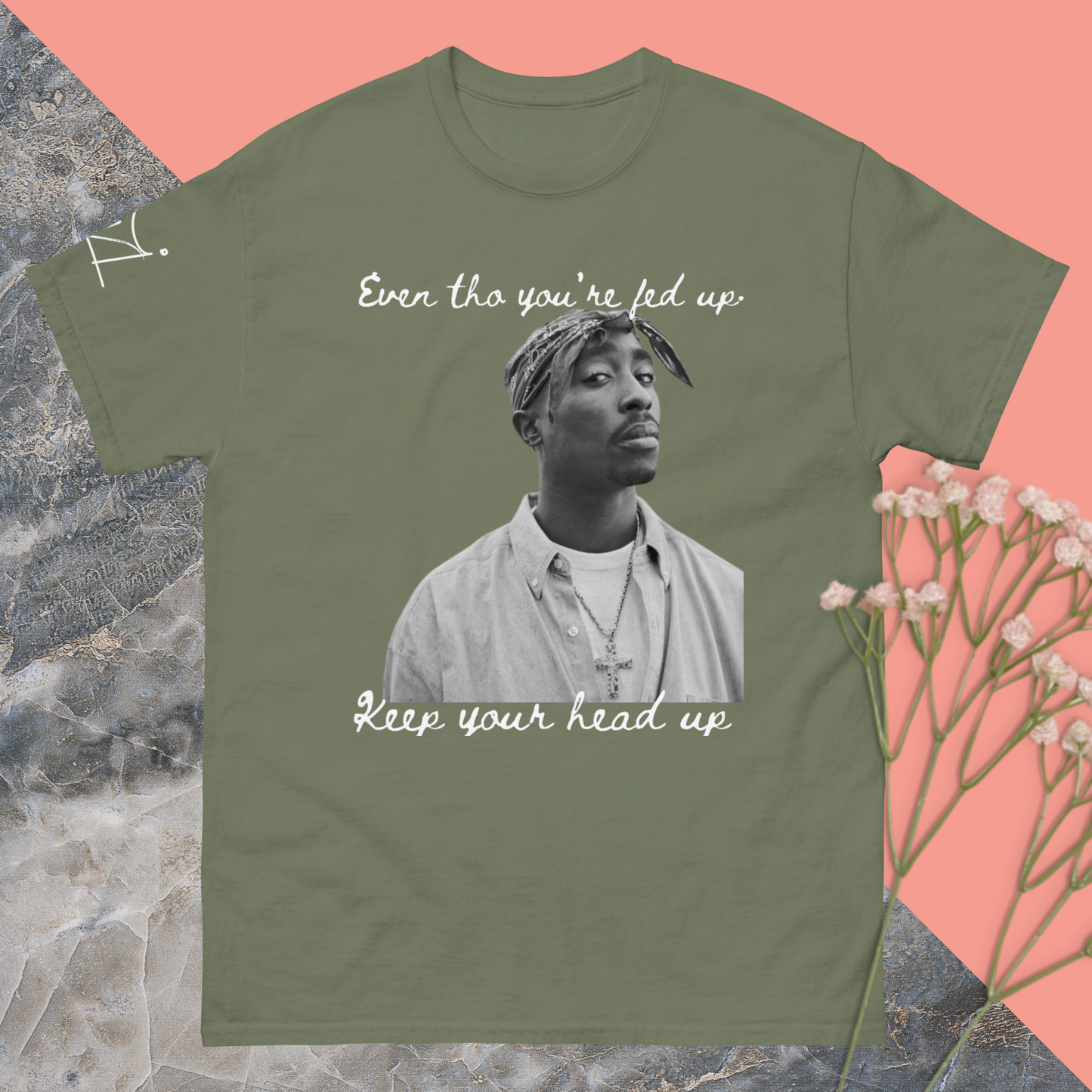 Tupac Keep Your Head Up Tee