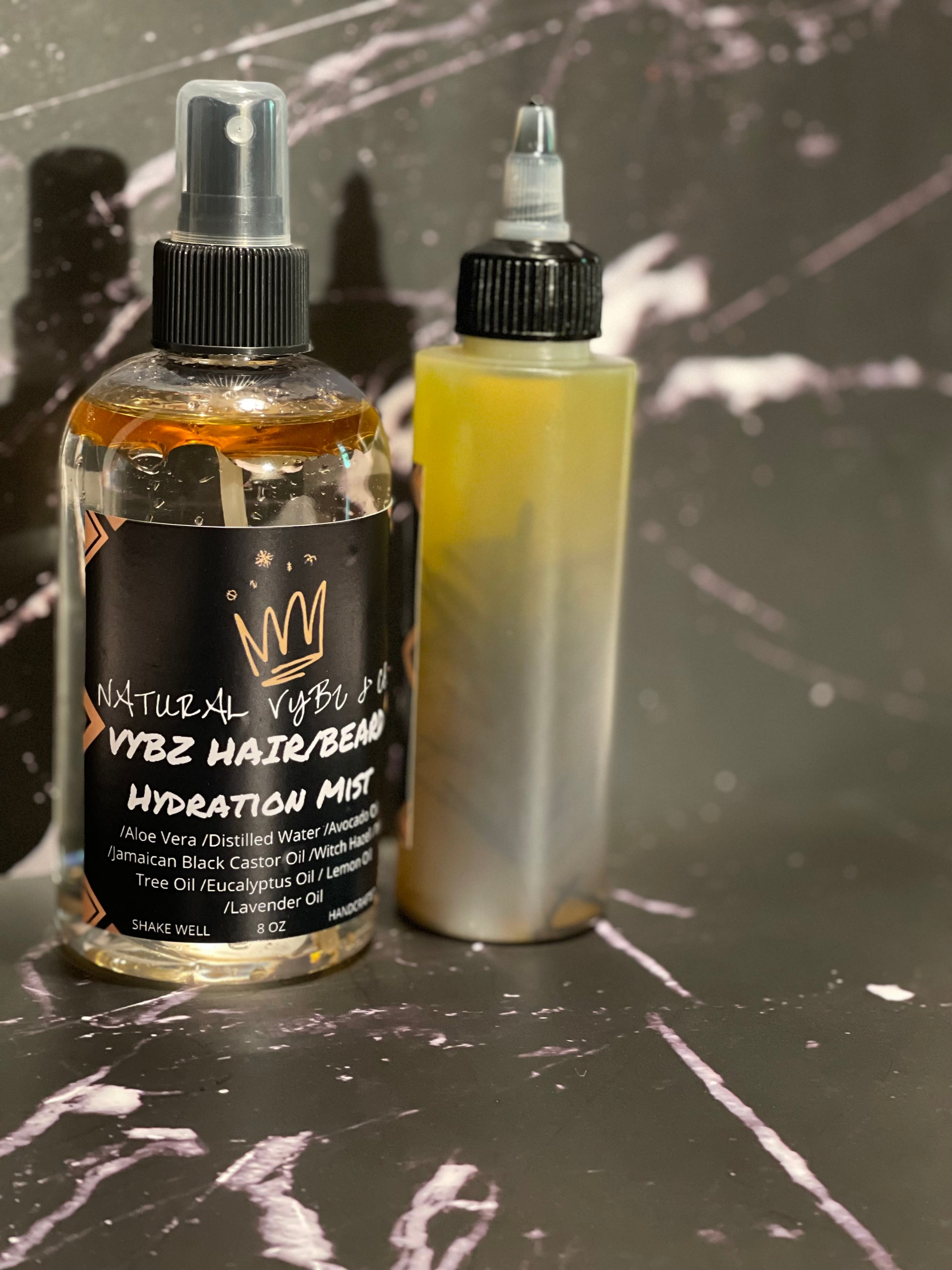 Growth oil naturally infused with rosemary herb and natural oils to promote and stimulate hair and beard growth